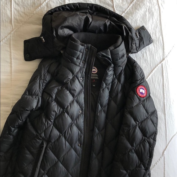 hendriksen slim fit quilted down coat